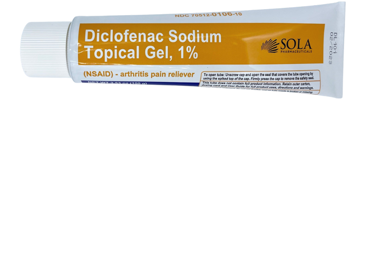 Diclofenac Sodium Topical Gel, 1%