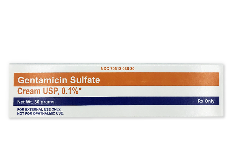 Gentamicin Sulfate Cream USP, 0.1%