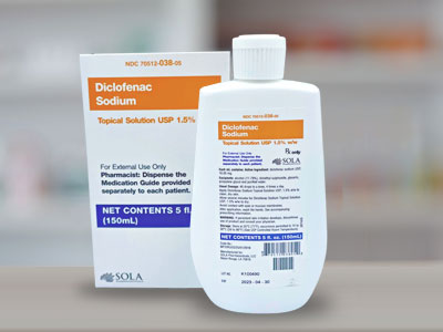 Diclofenac Sodium Topical Solution 1.5%
